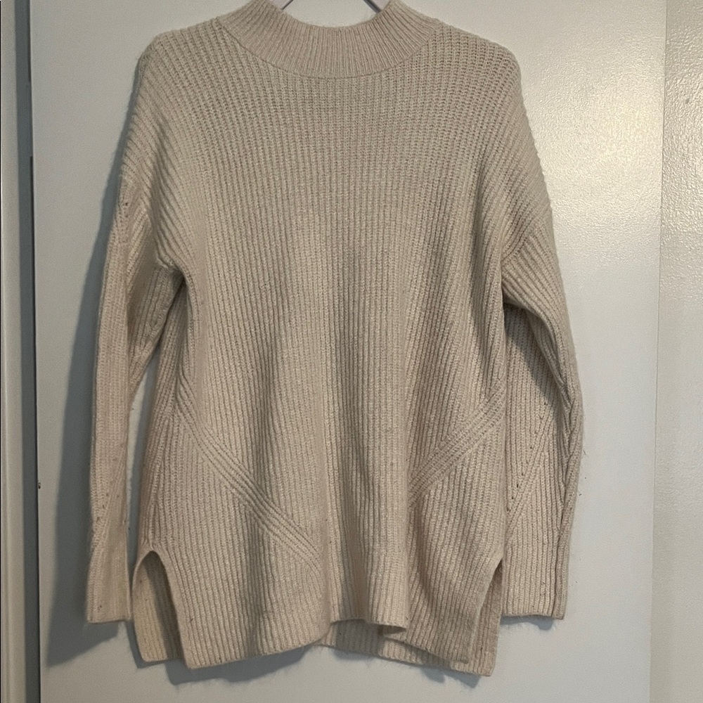 Old Navy Cream Cowl Neck Sweater
